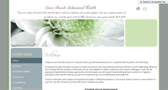 Desktop Screenshot of cincoranchbehavioralhealth.com