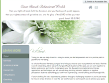 Tablet Screenshot of cincoranchbehavioralhealth.com